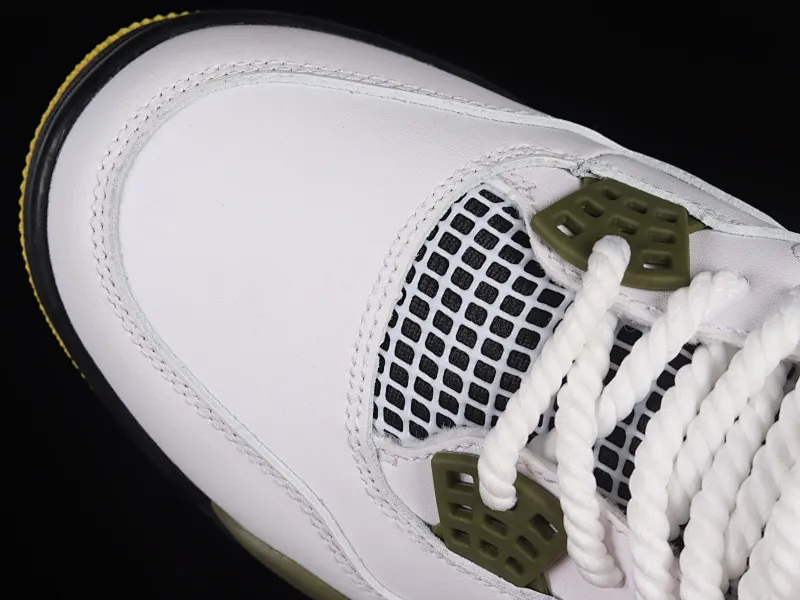 All categories Air Jordan Jordan series basketball shoes Air Jordan 4 Air Jordan 4 Retro AJ4 Joe 4 white and green men's cultural basketball shoes CT8527-900